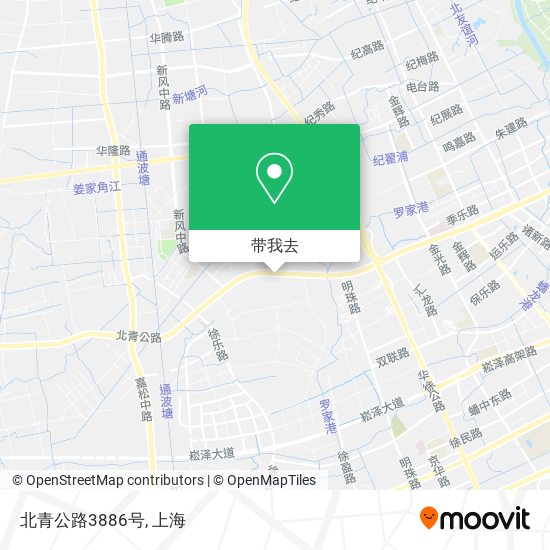 北青公路3886号地图