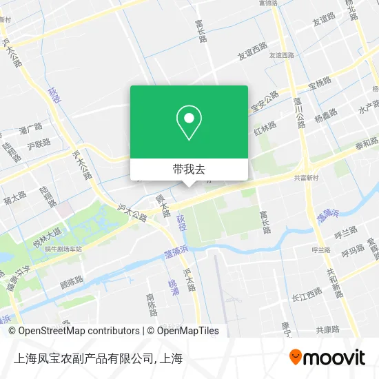 上海凤宝农副产品有限公司地图