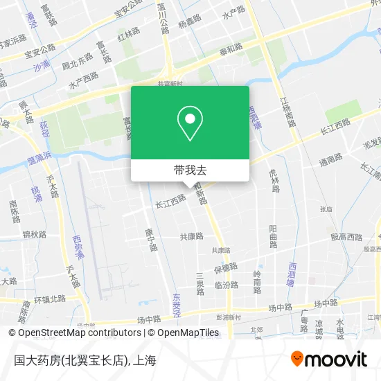 国大药房(北翼宝长店)地图