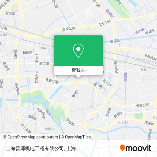 上海雷师机电工程有限公司地图