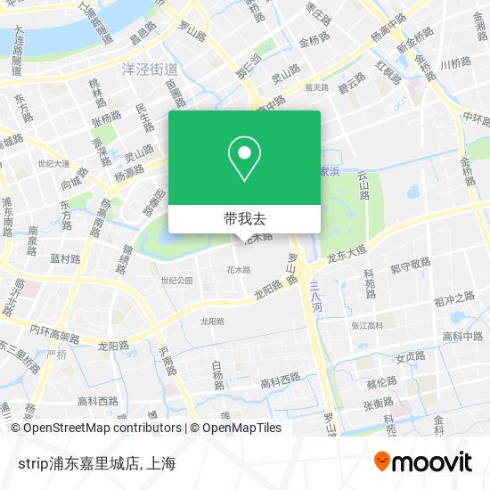 strip浦东嘉里城店地图