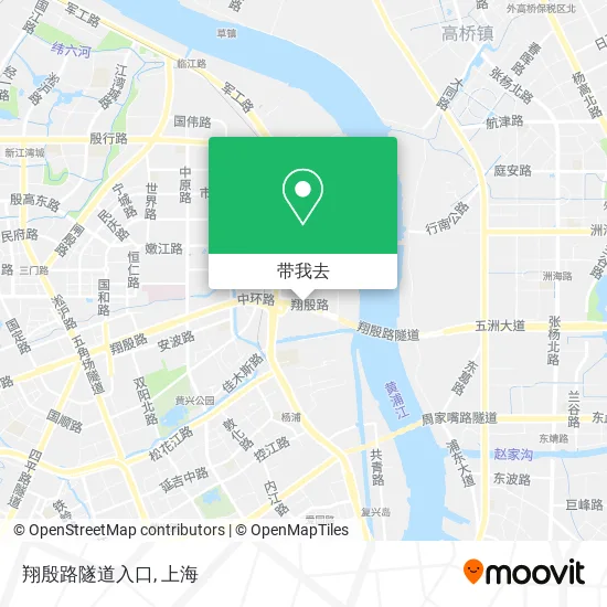 翔殷路隧道入口地图