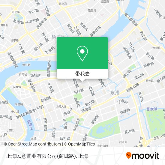 上海民意置业有限公司(商城路)地图