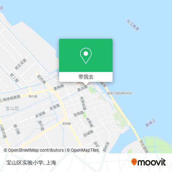 宝山区实验小学地图