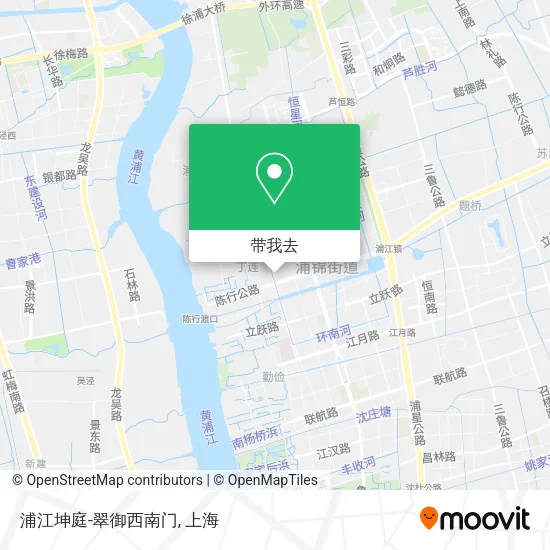 浦江坤庭-翠御西南门地图