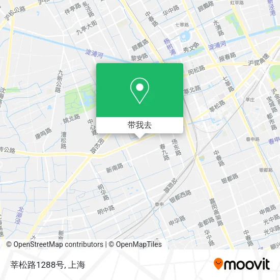 莘松路1288号地图