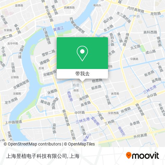 上海昱植电子科技有限公司地图