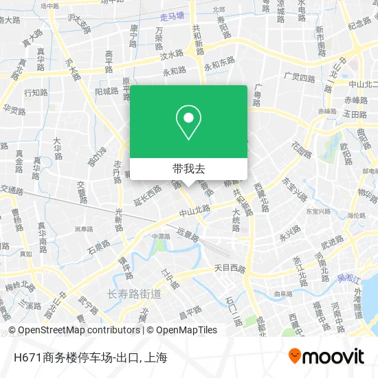 H671商务楼停车场-出口地图