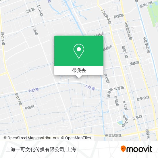 上海一可文化传媒有限公司地图