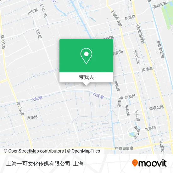 上海一可文化传媒有限公司地图