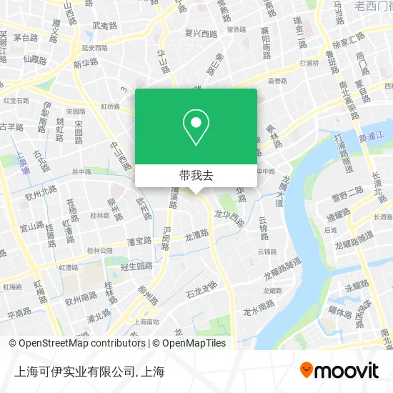 上海可伊实业有限公司地图