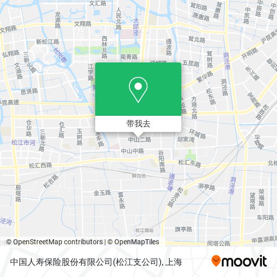 中国人寿保险股份有限公司(松江支公司)地图