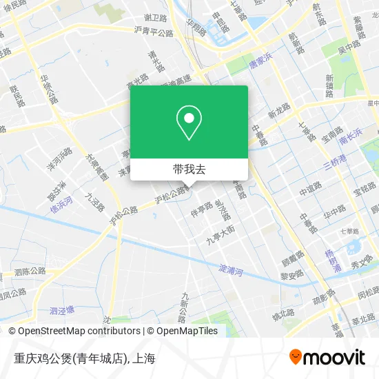 重庆鸡公煲(青年城店)地图