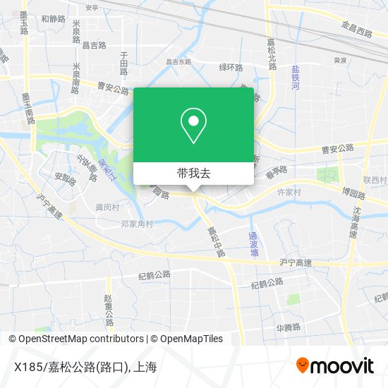 X185/嘉松公路(路口)地图