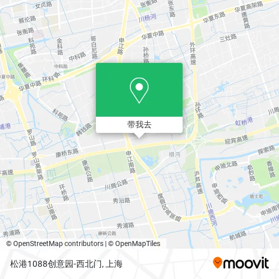 松港1088创意园-西北门地图