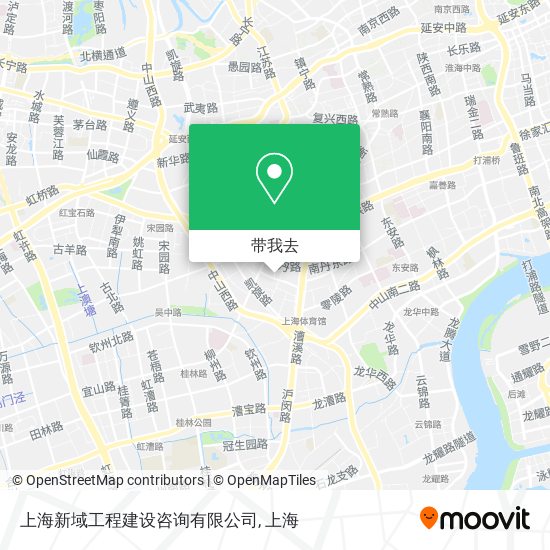 上海新域工程建设咨询有限公司地图