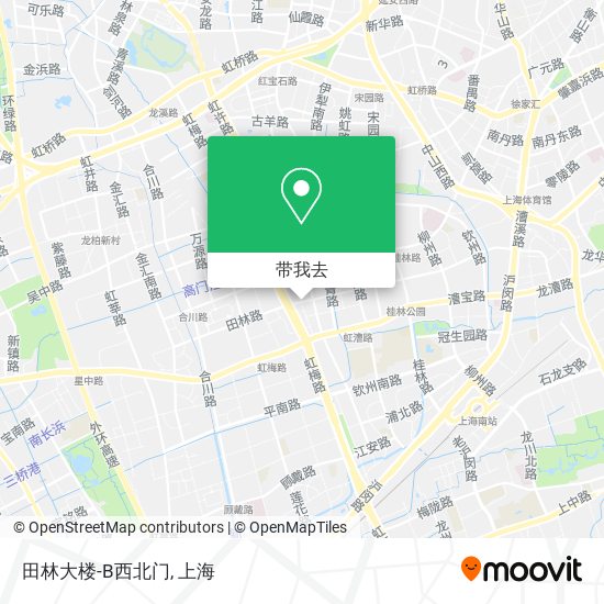 田林大楼-B西北门地图