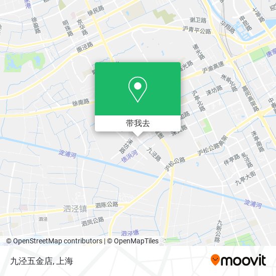 九泾五金店地图