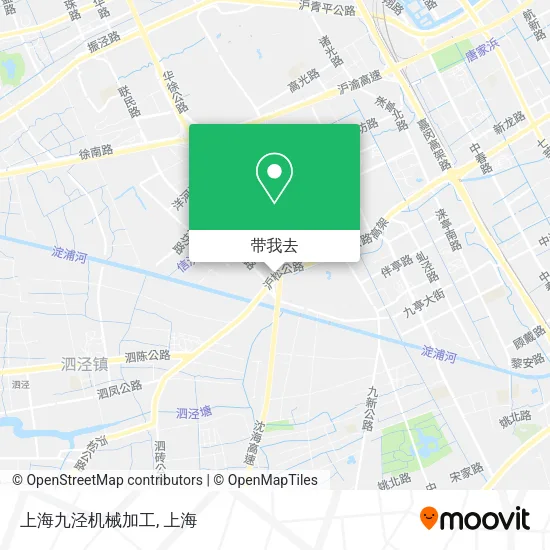 上海九泾机械加工地图