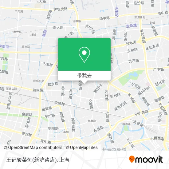 王记酸菜鱼(新沪路店)地图