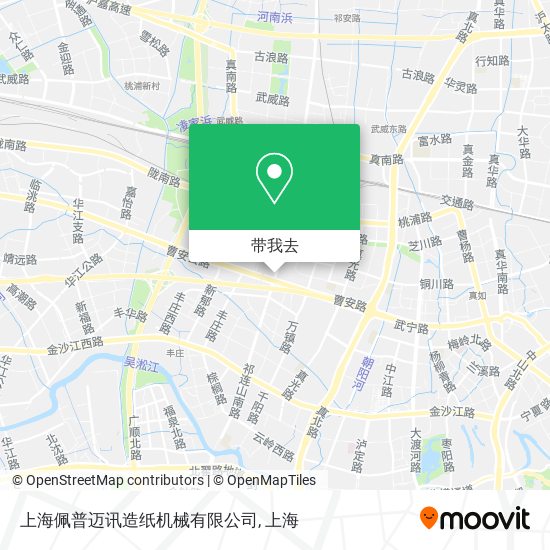 上海佩普迈讯造纸机械有限公司地图