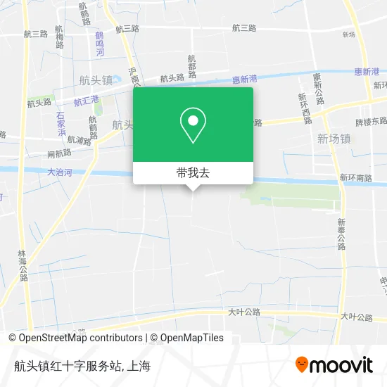 航头镇红十字服务站地图