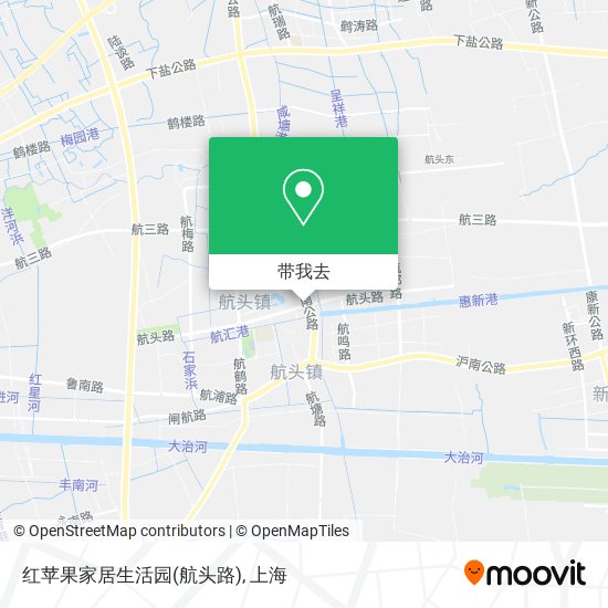 红苹果家居生活园(航头路)地图