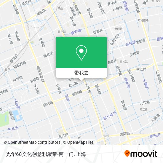 光华68文化创意积聚带-南一门地图