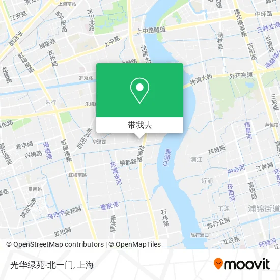 光华绿苑-北一门地图