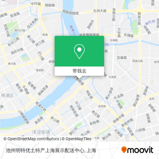 池州明特优土特产上海展示配送中心地图