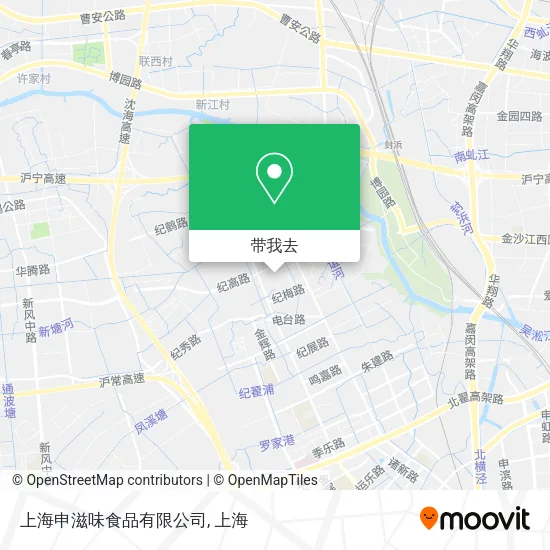 上海申滋味食品有限公司地图