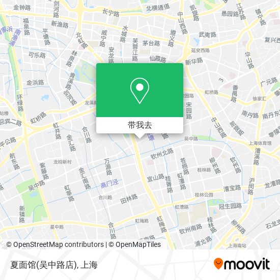 夏面馆(吴中路店)地图