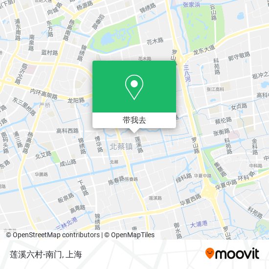 莲溪六村-南门地图