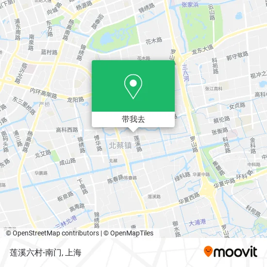莲溪六村-南门地图