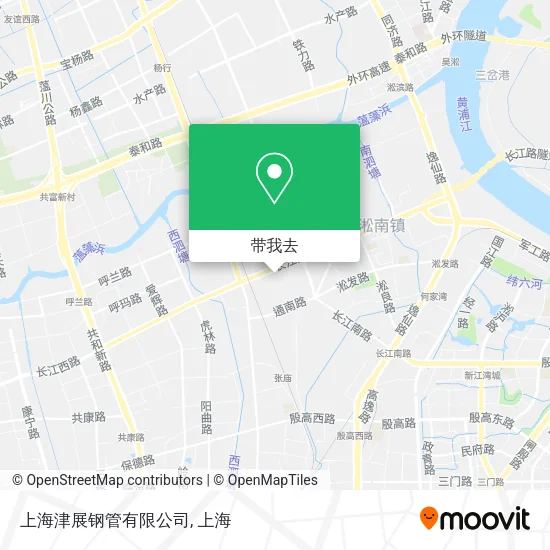上海津展钢管有限公司地图