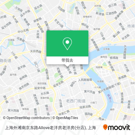 上海外滩南京东路Allove老洋房老洋房(分店)地图
