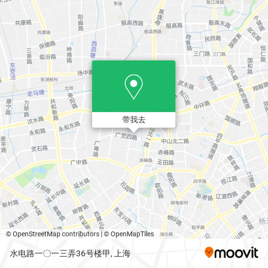 水电路一〇一三弄36号楼甲地图