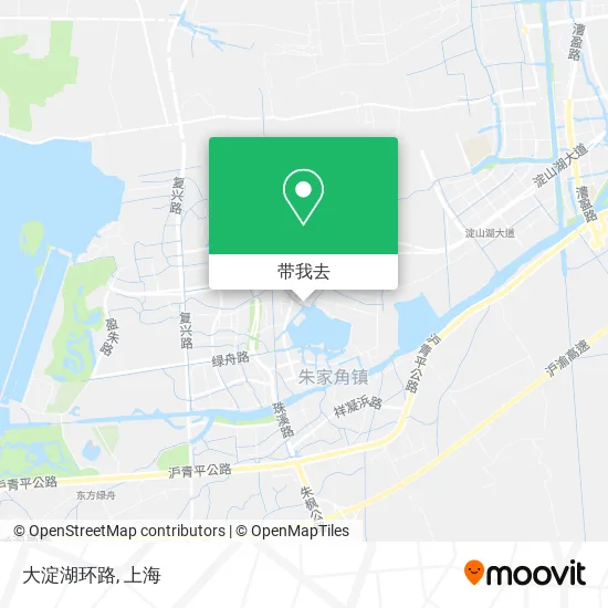 大淀湖环路地图