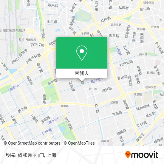 明泉·旖和园-西门地图
