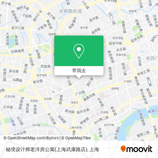 秘境设计师老洋房公寓(上海武康路店)地图