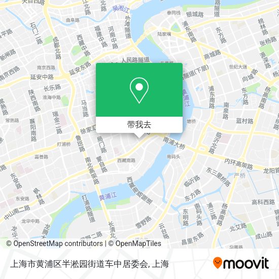 上海市黄浦区半淞园街道车中居委会地图
