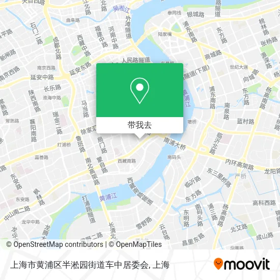 上海市黄浦区半淞园街道车中居委会地图