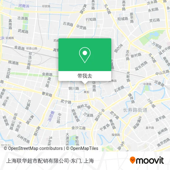 上海联华超市配销有限公司-东门地图