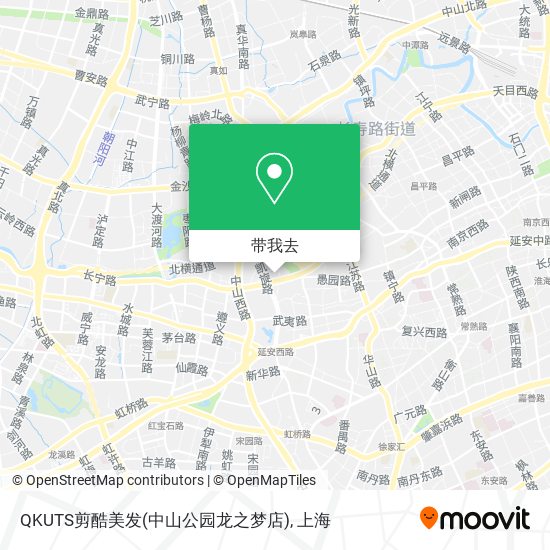 QKUTS剪酷美发(中山公园龙之梦店)地图