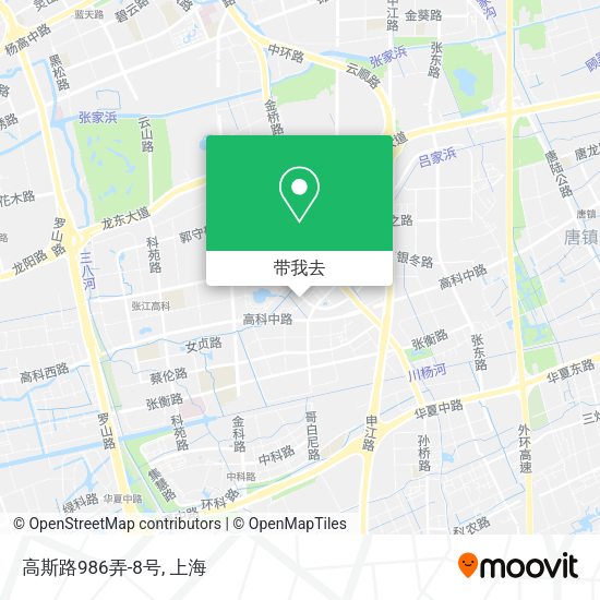 高斯路986弄-8号地图