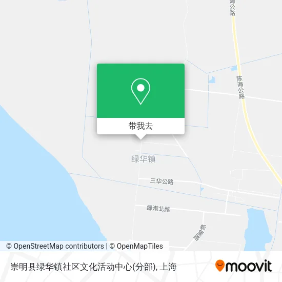 崇明县绿华镇社区文化活动中心(分部)地图