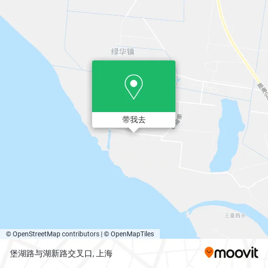 堡湖路与湖新路交叉口地图