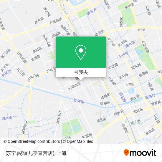 苏宁易购(九亭直营店)地图
