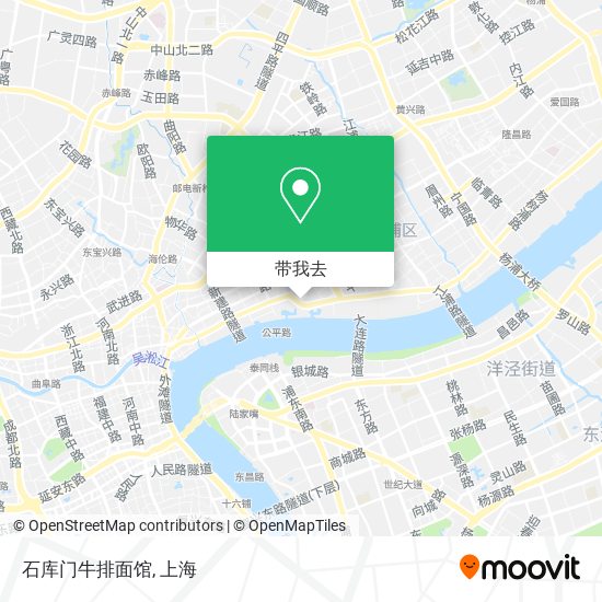 石库门牛排面馆地图