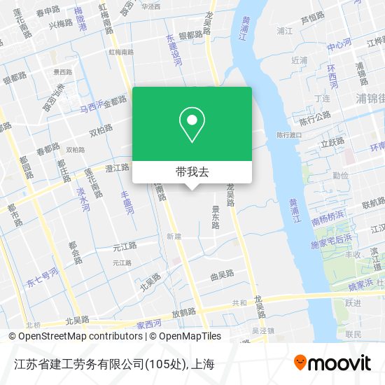 江苏省建工劳务有限公司(105处)地图
